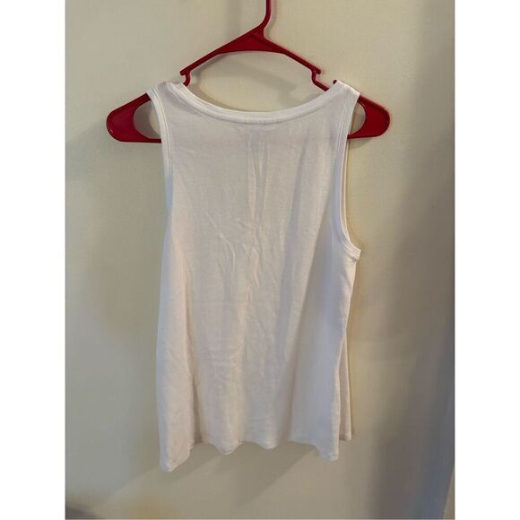 Tommy Bahama White Tank Top - Picture 3 of 3